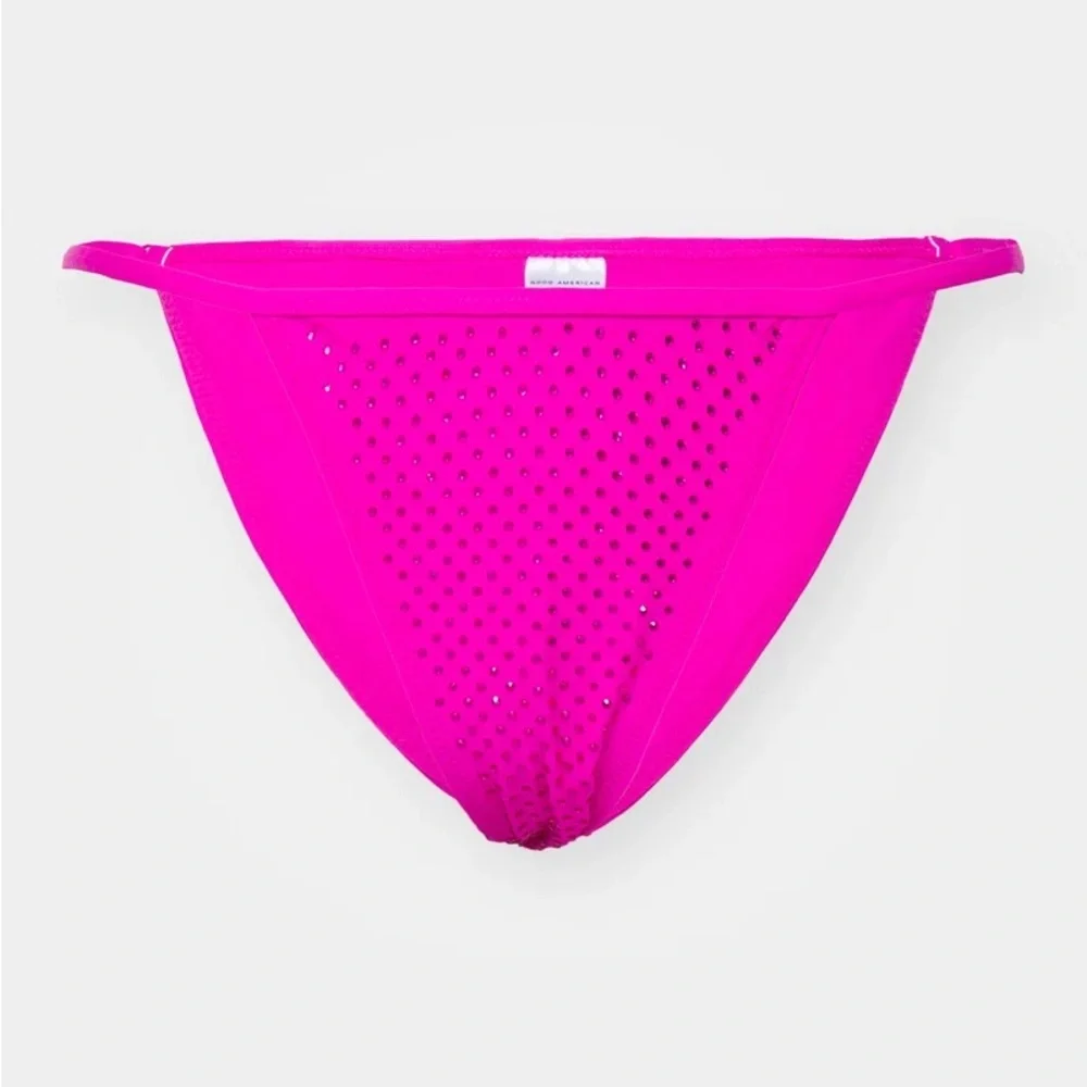 Good American size small new Women's Pink Swim Bottom